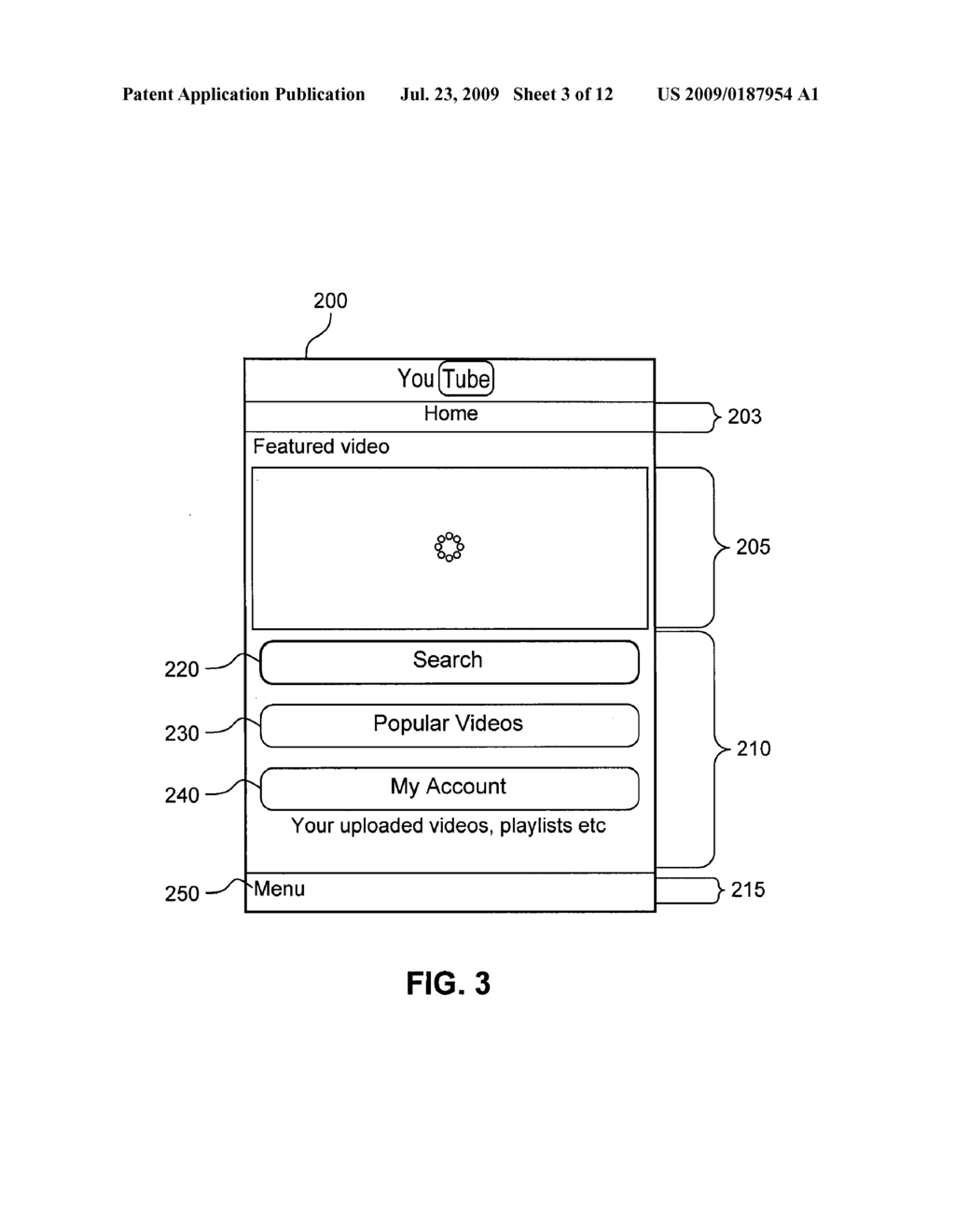 Button based video database interface - diagram, schematic, and image 04