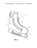 Method of manufacturing an ice skate diagram and image