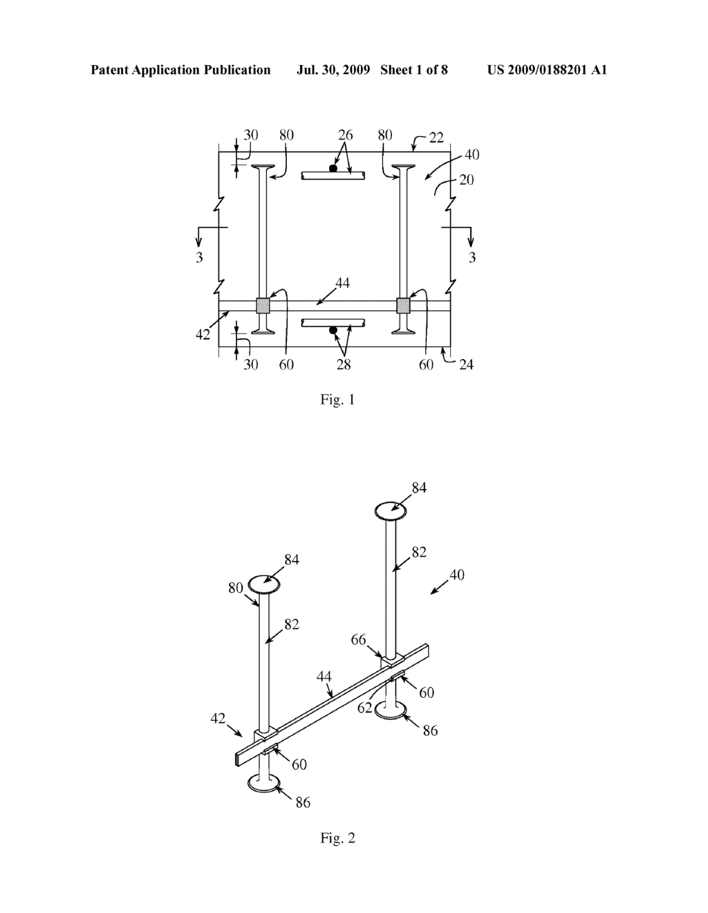 Stud Support System for Structural Concrete - diagram, schematic, and image 02