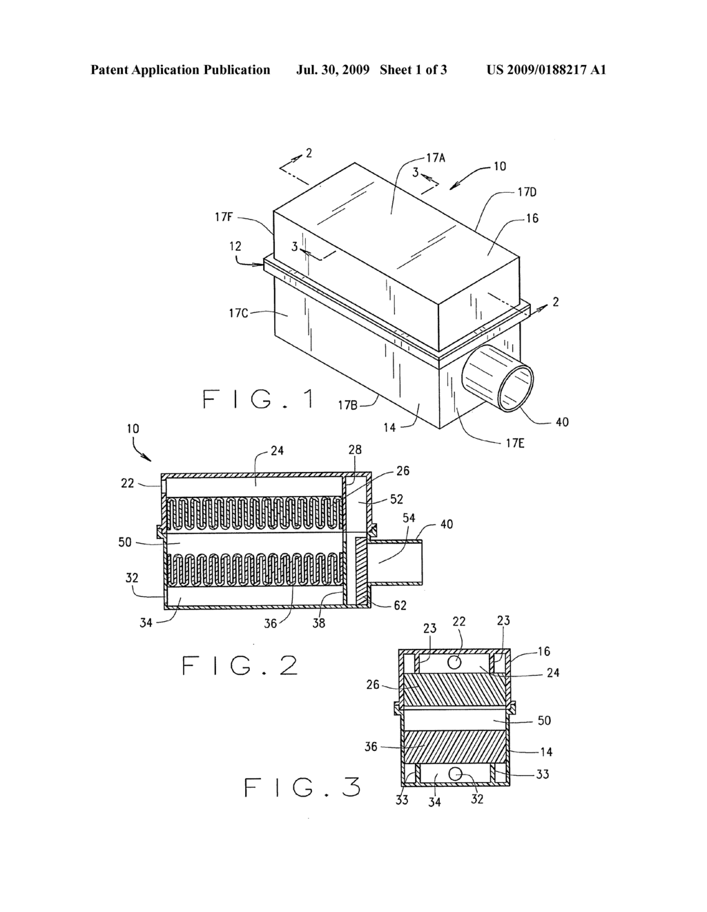 FILTER ASSEMBLY WITH MULTIPLE INLETS AND MULTIPLE FILTER MEMBERS - diagram, schematic, and image 02