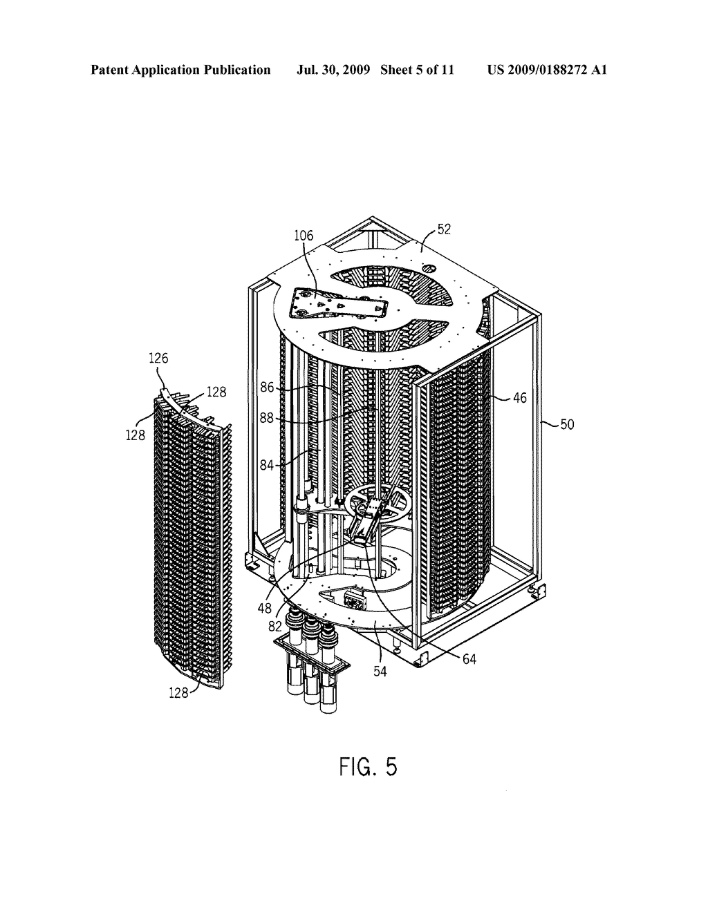 AUTOMATED STORAGE AND RETRIEVAL SYSTEM FOR STORING BIOLOGICAL OR CHEMICAL SAMPLES AT ULTRA-LOW TEMPERATURES - diagram, schematic, and image 06