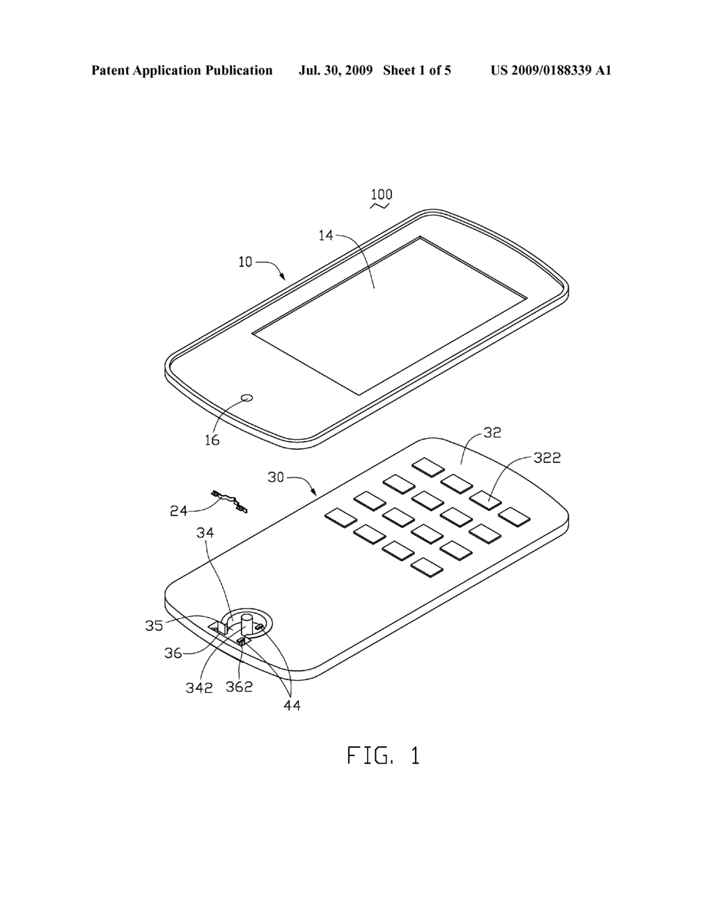 ROTATABLE CONNECTING MECHANISM FOR A PORTABLE ELECTRONIC DEVICE - diagram, schematic, and image 02