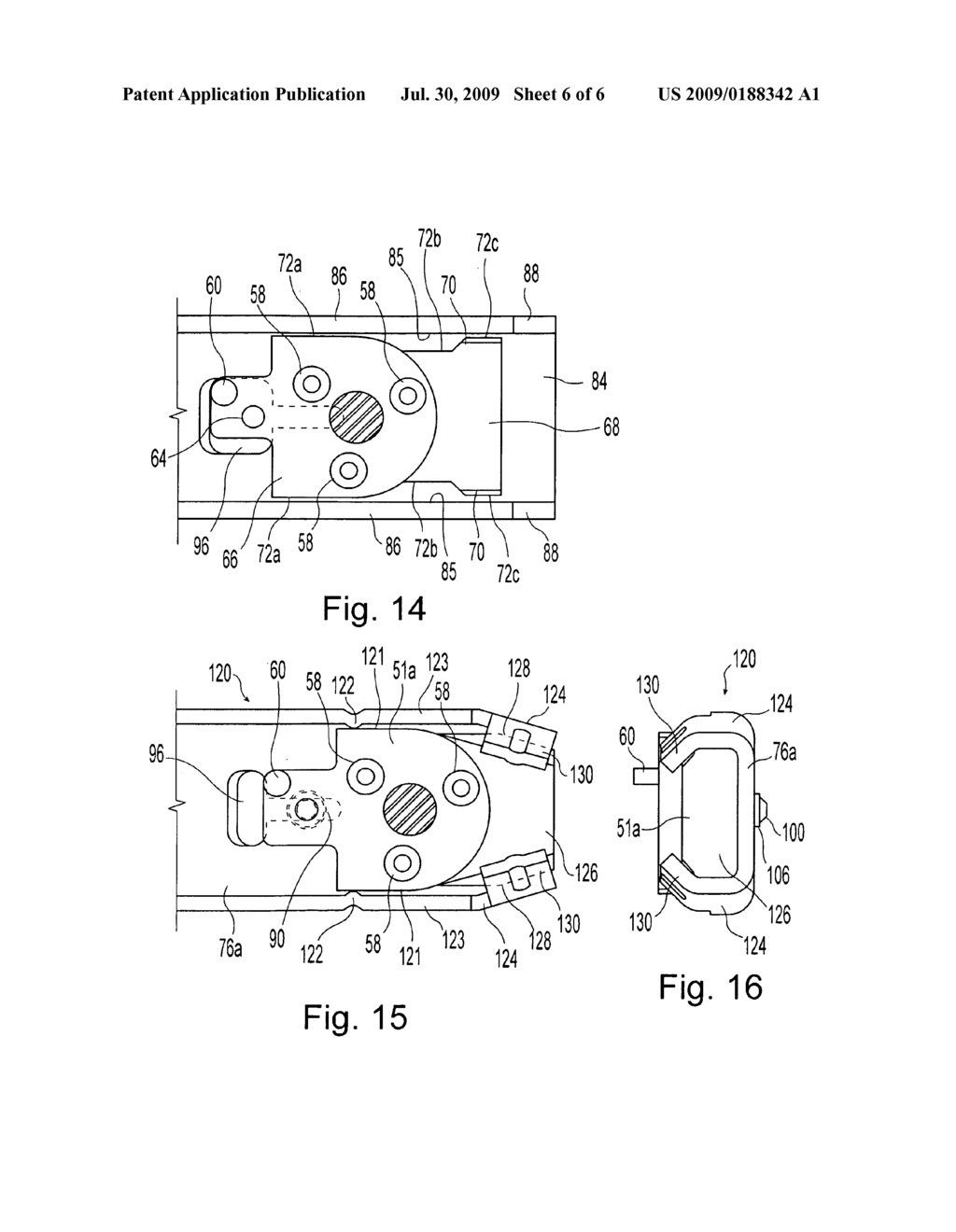 Adjustable steering column assembly with break-away lever - diagram, schematic, and image 07