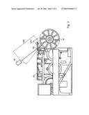 Printing machine and a method for producing a printed product diagram and image