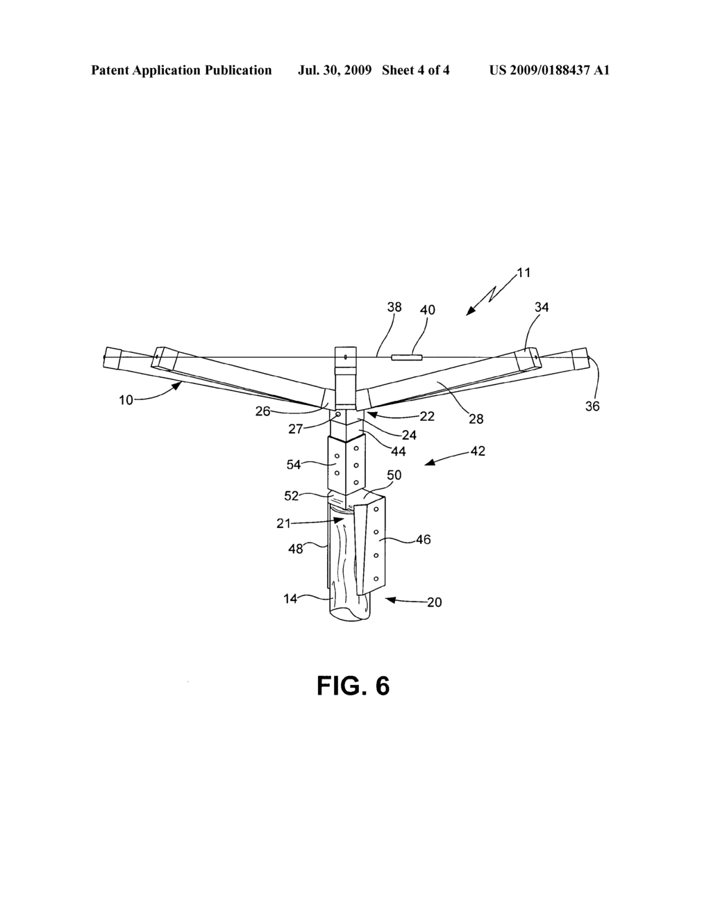 Raptor perch apparatus and system - diagram, schematic, and image 05