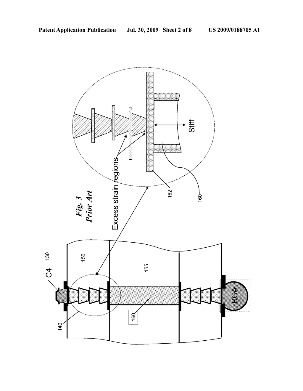 Construction of Reliable Stacked Via in Electronic Substrates - Vertical Stiffness Control Method - diagram, schematic, and image 03