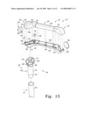 PUSH HANDLE WITH PIVOTABLE HANDLE POST diagram and image