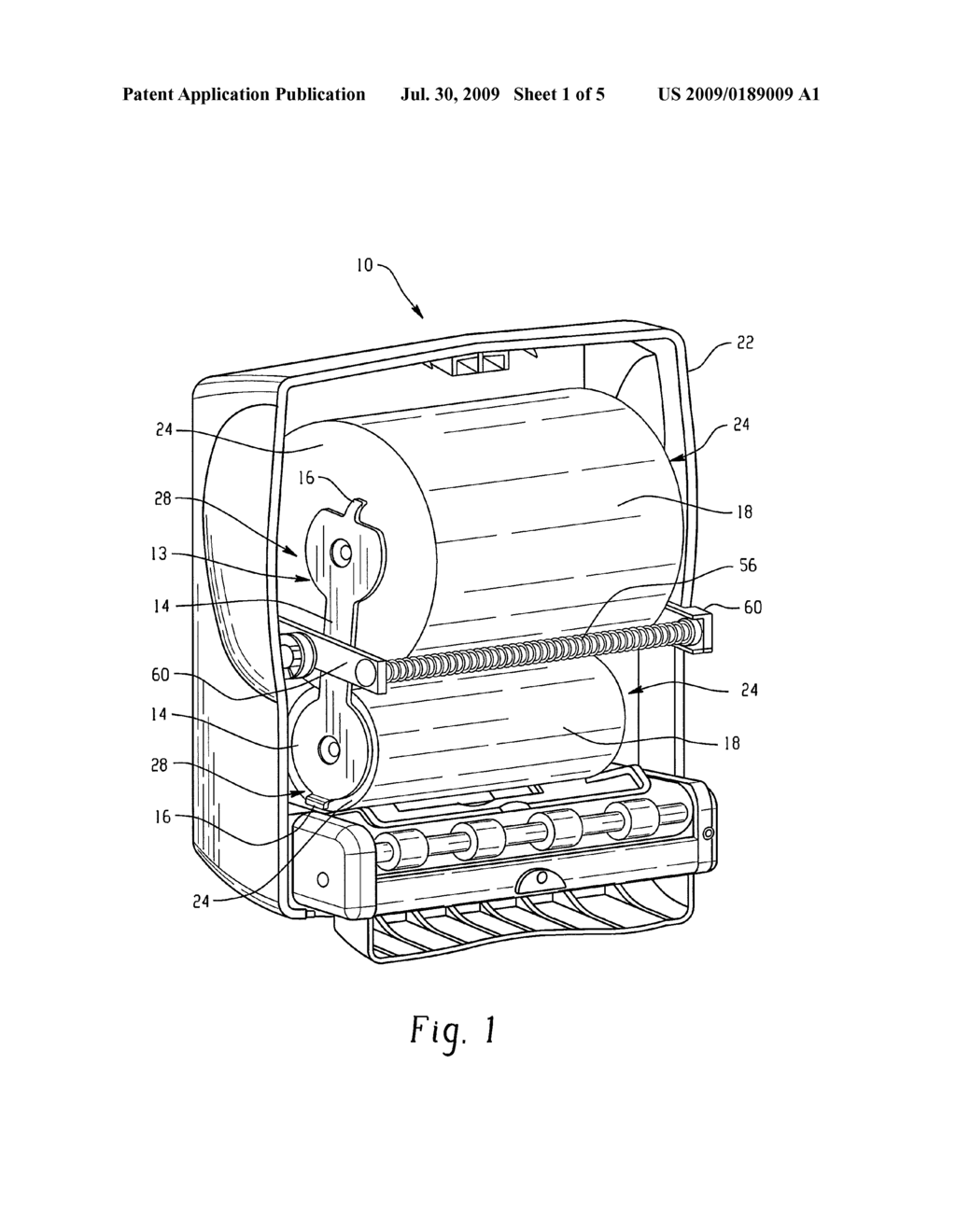 ROLLED PRODUCT DISPENSER AND HOLDER FOR USE THEREWITH - diagram, schematic, and image 02