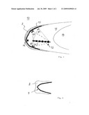 Aerodynamic Profile for Aircraft and Wind Power Stations and Method of Measuring the Thickness of Ice on an Aerodynamic Profile diagram and image