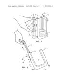 CABLE SUPPORT MECHANISM AND METHOD OF USING SAME diagram and image