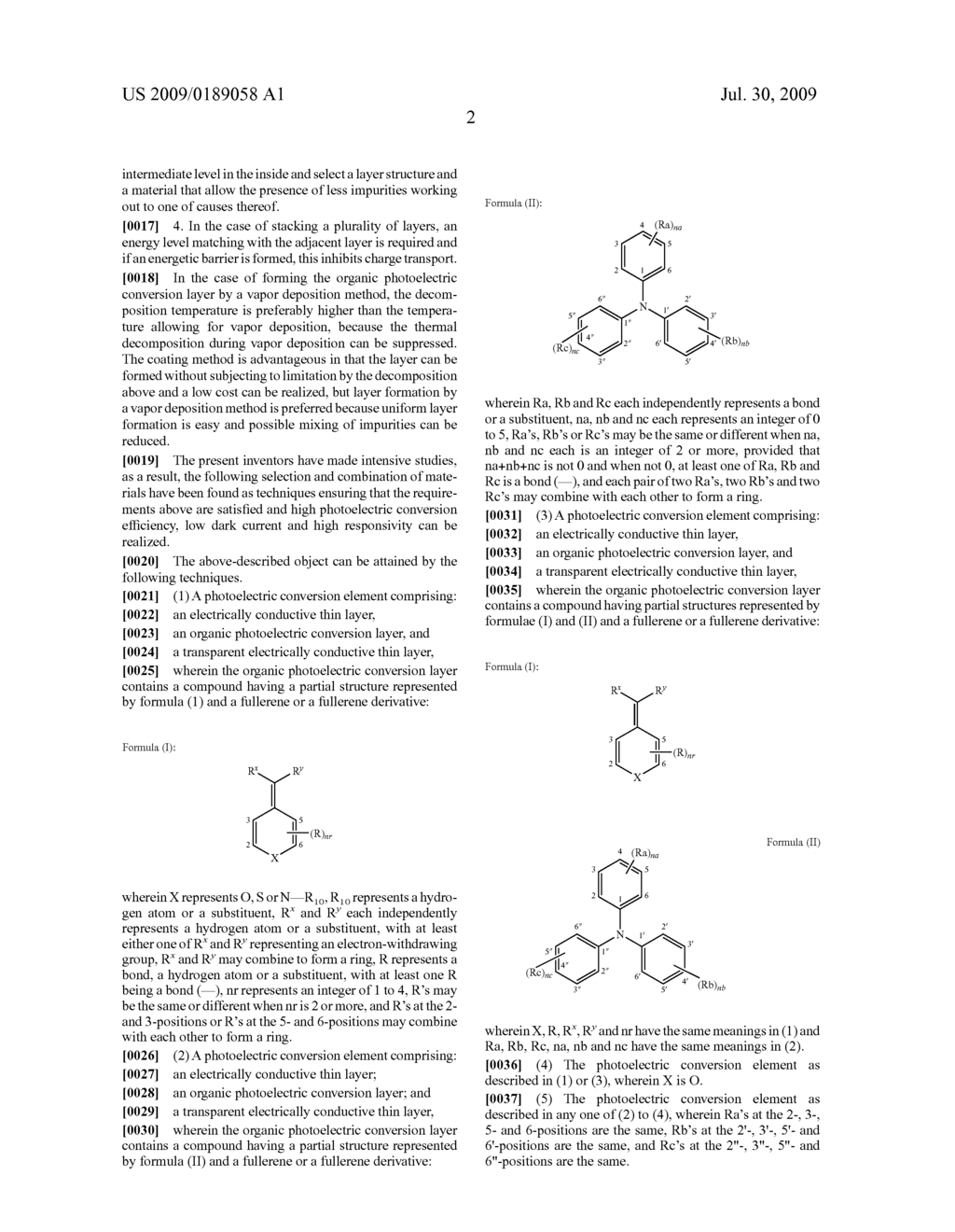 PHOTOELECTRIC CONVERSION ELEMENT AND IMAGING DEVICE - diagram, schematic, and image 17