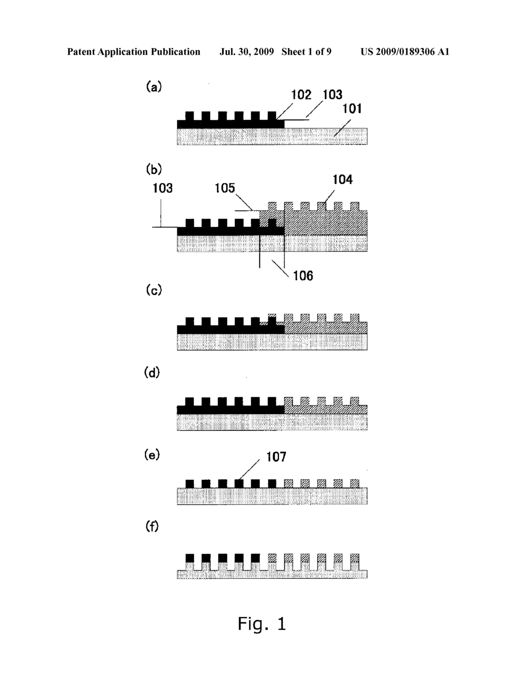 MANUFACTURING METHOD OF STRUCTURE BY IMPRINT - diagram, schematic, and image 02