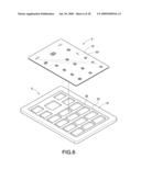 METHOD FOR MANUFACTURING KEYPAD HAVING THREE-DIMENSIONAL PATTERNS diagram and image