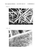 Bottom-up electrospinning devices, and nanofibers prepared by using the same diagram and image