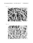 Bottom-up electrospinning devices, and nanofibers prepared by using the same diagram and image