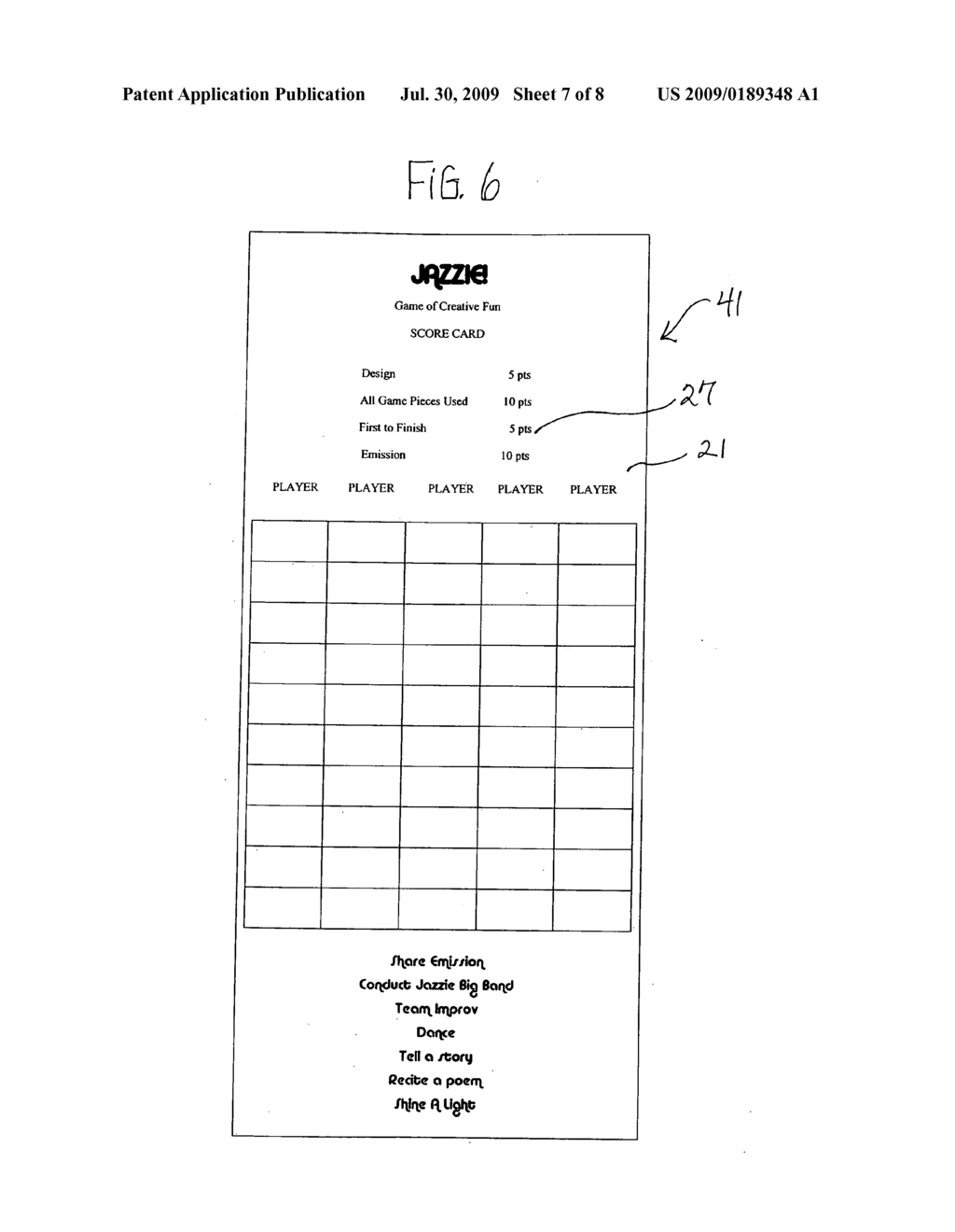 Game apparatus and method - diagram, schematic, and image 08