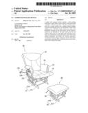 Glider with massage devices diagram and image