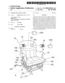 Glider with a music player diagram and image