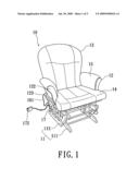 Glider with a music player diagram and image