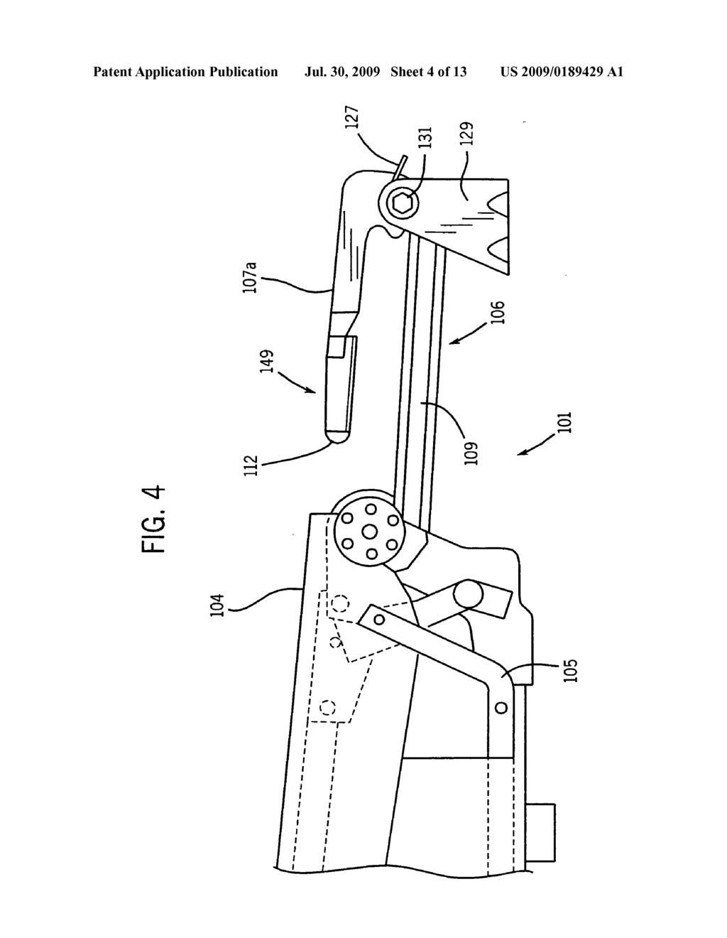 Easy lift mechanism for vehicle seats - diagram, schematic, and image 05