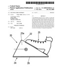 Self-inflatable footrest diagram and image