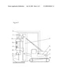 Vibration generator for a vibration pile driver diagram and image