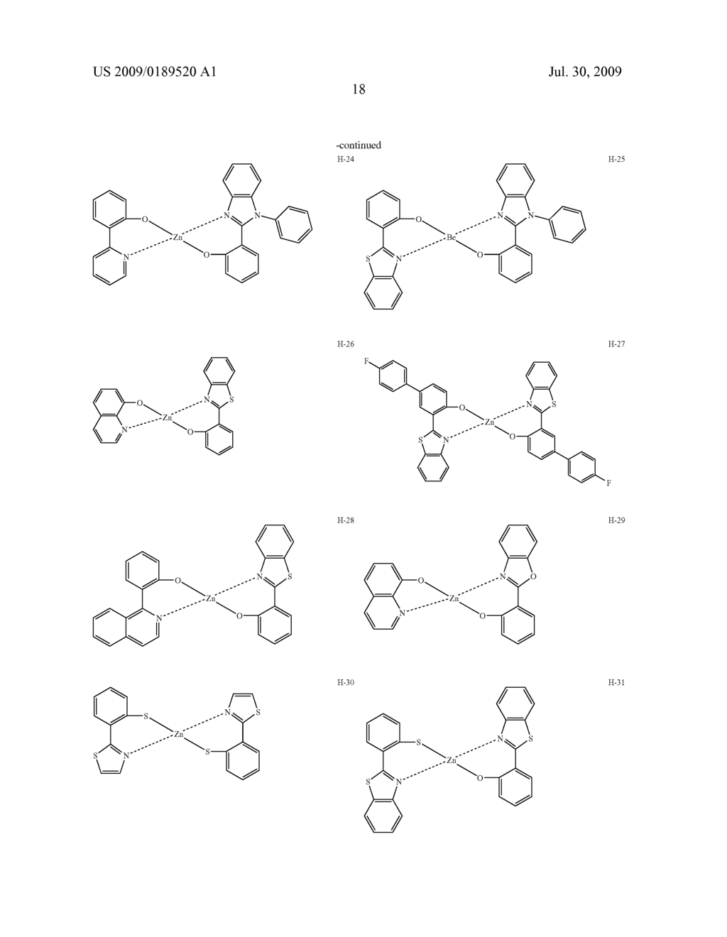 Novel red electroluminescent compounds and organic electroluminescent device using the same - diagram, schematic, and image 20