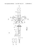 Hybrid automotive vehicle with closed-circuit, inductance battery charging diagram and image