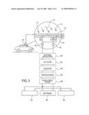 Hybrid automotive vehicle with closed-circuit, inductance battery charging diagram and image