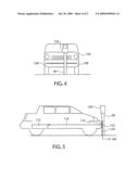 Hybrid automotive vehicle with closed-circuit, inductance battery charging diagram and image