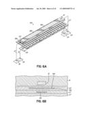 ON-CHIP INTEGRATED VOLTAGE-CONTROLLED VARIABLE INDUCTOR, METHODS OF MAKING AND TUNING SUCH VARIABLE INDUCTORS, AND DESIGN STRUCTURES INTEGRATING SUCH VARIABLE INDUCTORS diagram and image