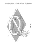 ON-CHIP INTEGRATED VOLTAGE-CONTROLLED VARIABLE INDUCTOR, METHODS OF MAKING AND TUNING SUCH VARIABLE INDUCTORS, AND DESIGN STRUCTURES INTEGRATING SUCH VARIABLE INDUCTORS diagram and image