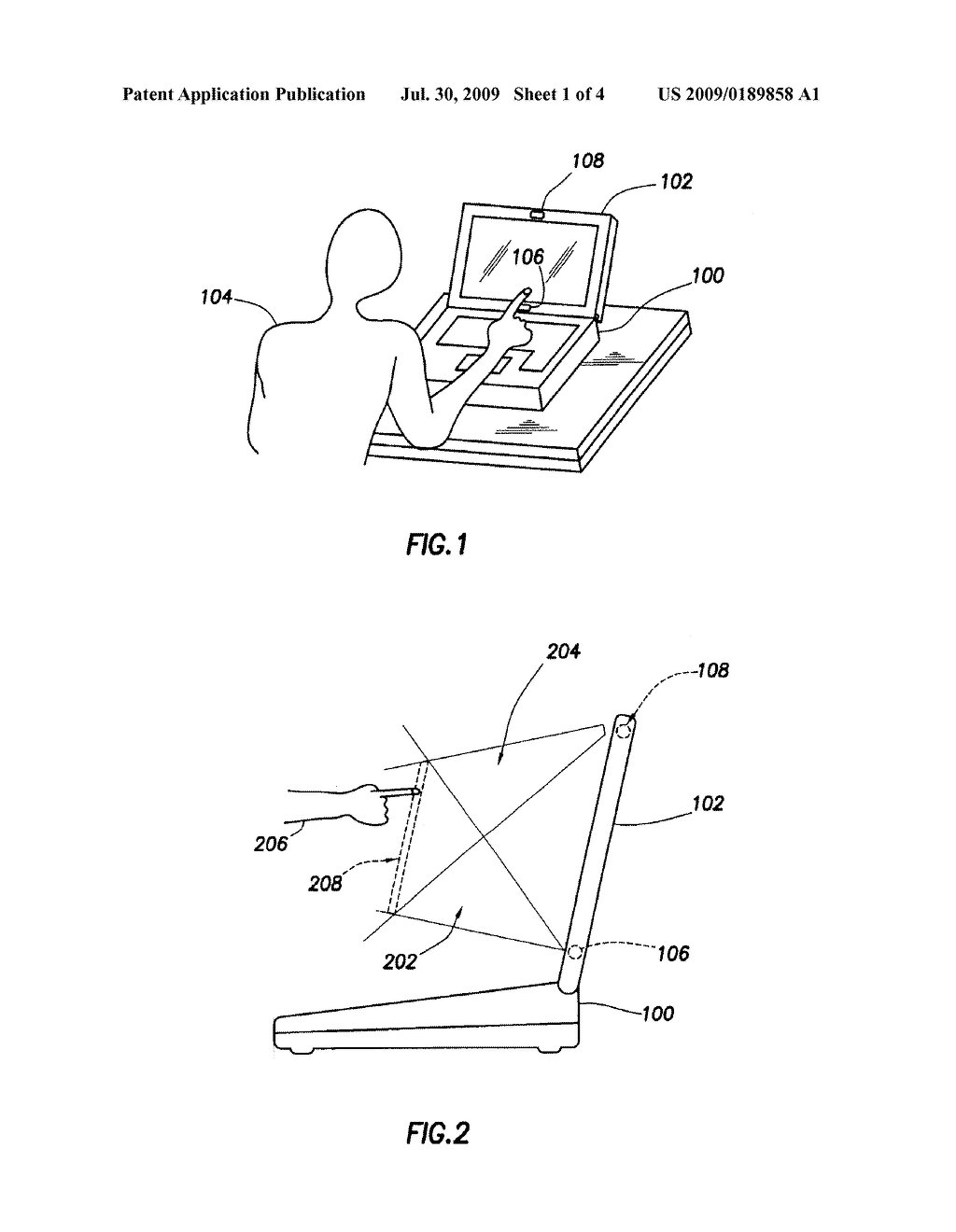 Gesture Identification Using A Structured Light Pattern - diagram, schematic, and image 02