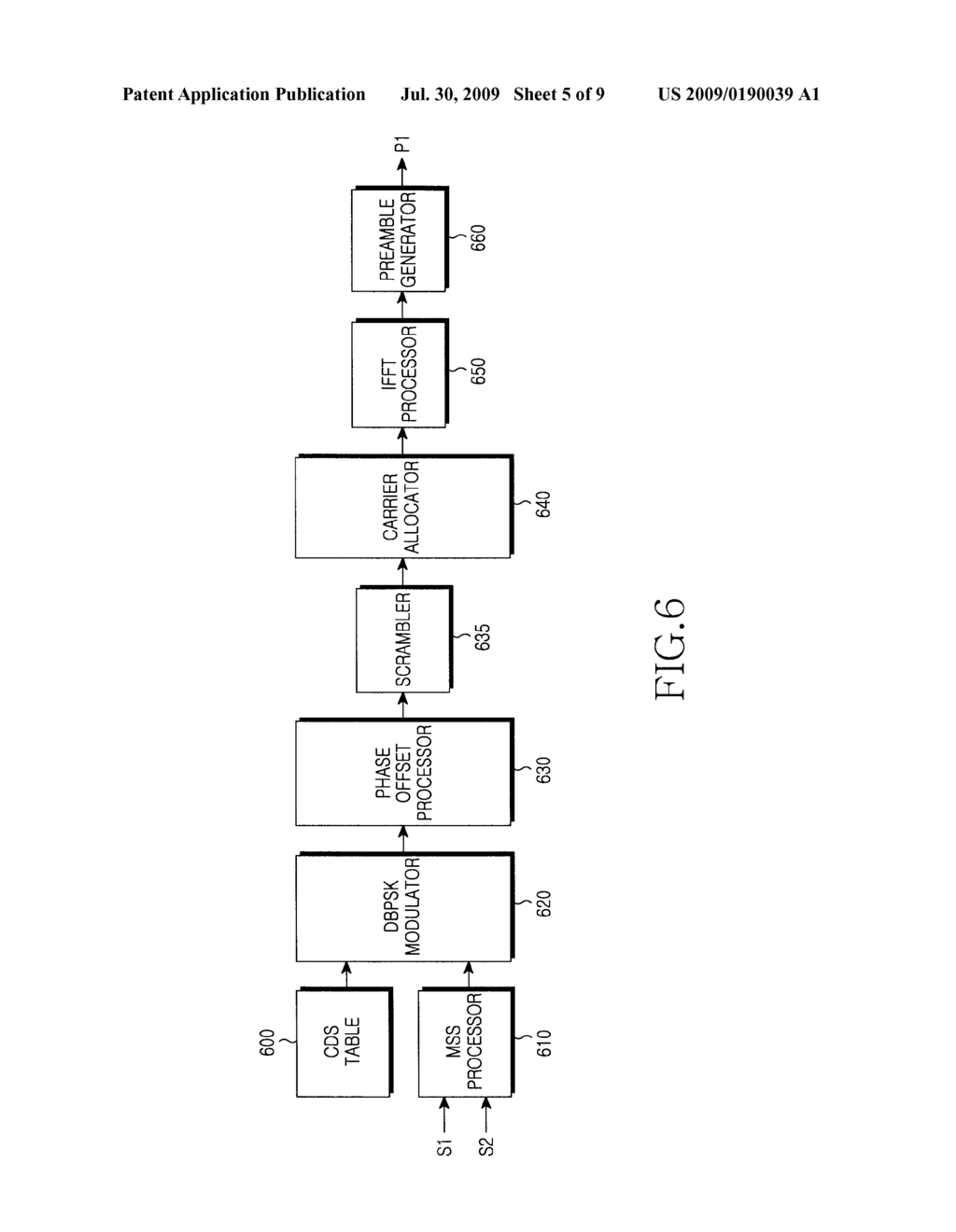 APPARATUS AND METHOD FOR TRANSMITTING AND RECEIVING PREAMBLES IN A DIGITAL VIDEO BROADCASTING SYSTEM - diagram, schematic, and image 06