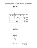 Stereoscopic display device using electrically-driven liquid crystal lens diagram and image