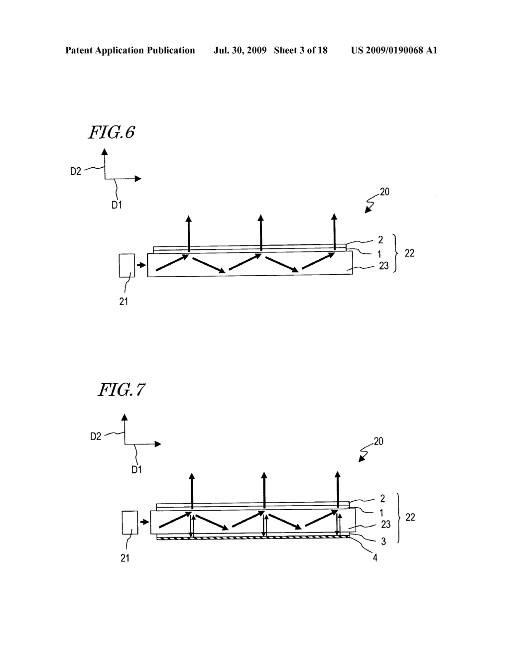 LIGHT GUIDING BODY, SUBSTRATE FOR DISPLAY DEVICE, AND DISPLAY DEVICE - diagram, schematic, and image 04