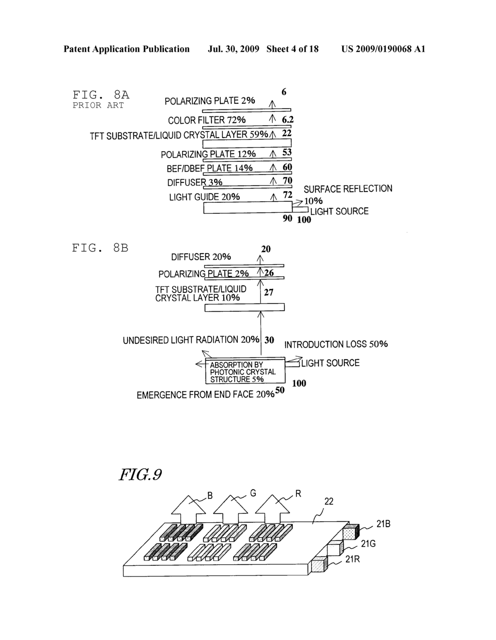 LIGHT GUIDING BODY, SUBSTRATE FOR DISPLAY DEVICE, AND DISPLAY DEVICE - diagram, schematic, and image 05