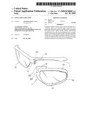 Eyeglasses structure diagram and image