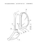 Eyeglasses structure diagram and image