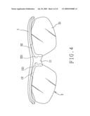 Eyeglasses structure diagram and image