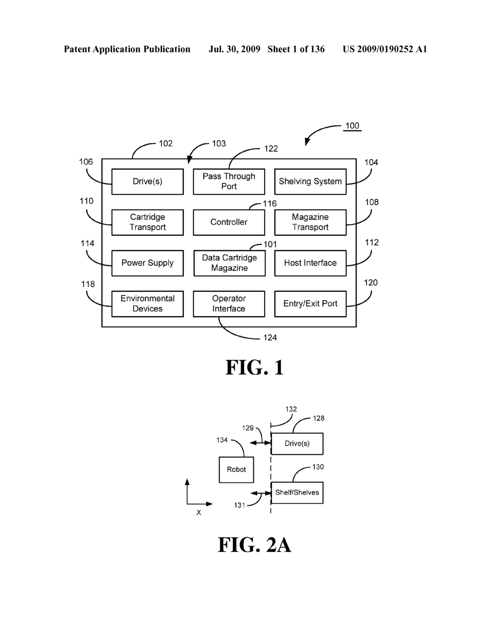 MAGAZINE-BASED DATA CARTRIDGE LIBRARY - diagram, schematic, and image 02