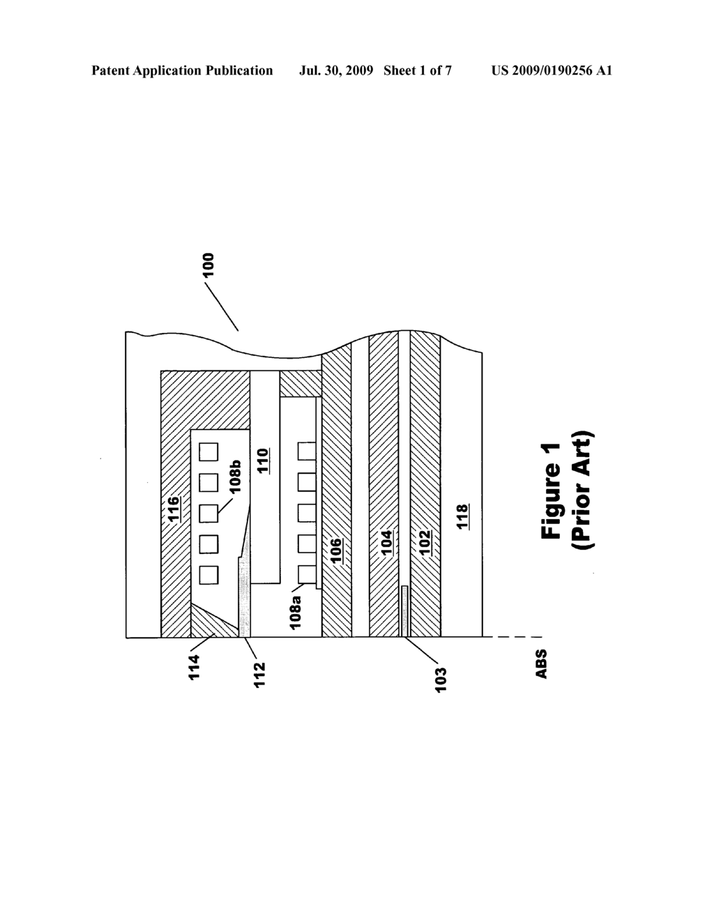 Single pole tip write head design for perpendicular recording media having reduced dependence on soft underlayers - diagram, schematic, and image 02