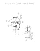 RACK-MOUNTED FOLDABLE COMPUTER CONSOLE FOR KVM SWITCH diagram and image