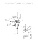 RACK-MOUNTED FOLDABLE COMPUTER CONSOLE FOR KVM SWITCH diagram and image