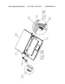 RACK-MOUNTED FOLDABLE COMPUTER CONSOLE FOR KVM SWITCH diagram and image