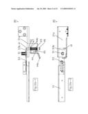 RACK-MOUNTED FOLDABLE COMPUTER CONSOLE FOR KVM SWITCH diagram and image