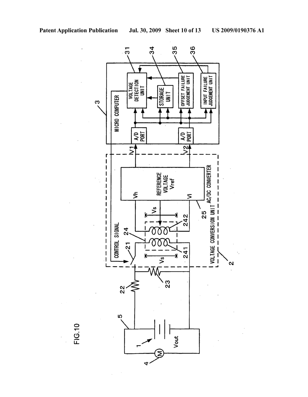 VOLTAGE DETECTION DEVICE AND VOLTAGE DETECTION METHOD - diagram, schematic, and image 11