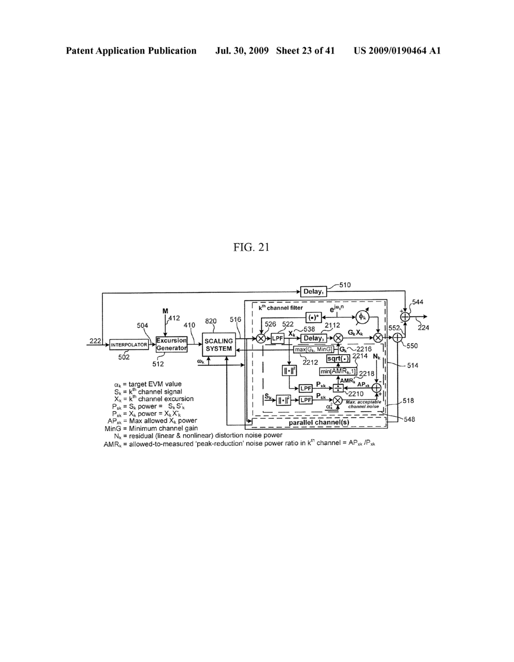 METHOD AND APPARATUS FOR ADAPTIVELY CONTROLLING SIGNALS - diagram, schematic, and image 24