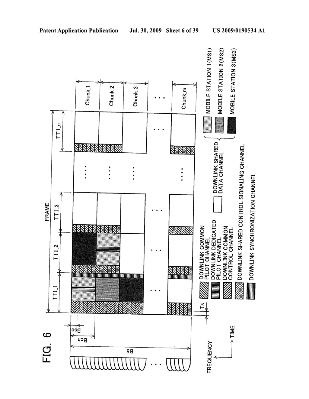 MOBILE STATION DEVICE, BASE STATION DEVICE, MOBILE STATION DEVICE OPERATING FREQUENCY BAND MAPPING METHOD, LOCATION MANAGEMENT DEVICE, MOBILE STATION DEVICE LOCATION REGISTRATION METHOD, PAGING METHOD, AND PROGRAM FOR EXECUTING THE SAME AND RECORDING MEDIUM - diagram, schematic, and image 07