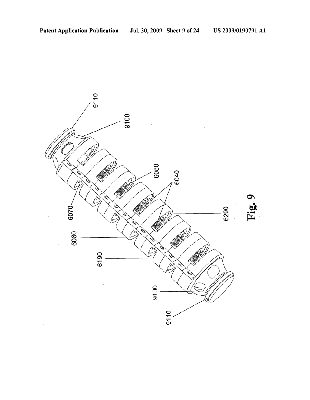 Acoustic transducer comprising a plurality of coaxially arranged diaphragms - diagram, schematic, and image 10